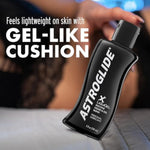 Astroglide Silicone Lube (5oz), X LiquiGel Hybrid Personal Lubricant for Vaginal and Anal Sex, Silky & Lightweight for Men, Women and Couples, Waterproof for Water Play