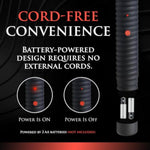 Electro Stimulation Wand with Dual Metal Tips and Loud Zapping Sound