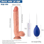 Realistic Ejaculating Dildo 10.2In Squirting Dildo With Strong Suction Cup For Hands-Free Play Suction Big Squirty G-Spot And Anal Prostate Play Sex Toys (Squirting(Battery Model))