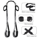 Sm Sex Toys Forced Leg Splitter,Bundling And Tuning,Adjustable Soft Leather,Detachable Handcuffs,Leg Binding, Adult Toys
