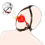 Bondage Head Bdsm Mouth Gag Mask Sex Ties Sm For Women Mouth Ball Gag Extreme Sm Bondage Breathing Mouth Head Harness With Big Fetish Gag Ball Bondage Restraint System Sex Toy