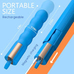 Discreet Thrusting G Spot Vibrator Dildo With Portable Size For Clitoral Vagina Stimulation, Personal Wand Massager Silent Sex Toy With 10 Vibrating 7 Thrusting, Adult Sex Toys For Women Or Men