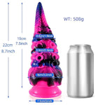Tentacle Realistic Dildo G Spot Vibrator + 22Inch Super Long Anal Beads