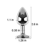 Stainless Steel Anal Plug with Rabbit Bunny Tail for Cosplay and Role-Playing