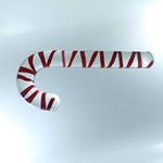 Glass Pleasure Wand, Candy Cane
