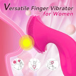 Finger Vibrator Adult Female Sex Toys, Mini Vibrator With 10 Vibrations, Clitoral G Spot Nipple Stimulator Finger Bullet Vibrators, Sexual Pleasure Tools For Women Couples Adult Toys