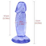 Realistic Dildos Anal Plug Women Sex Toys, Slim Dildo Anal Plugs With Suction Cup,G-Spot Dildo Anal Dildo Stimulator Toys,Small Dildos Anal Trainer Adult Sex Toy For Men