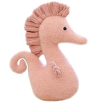Stuffed Sea Horse Plush Animals Toys Seahorse Dolls Decorations Gifts For Kids Boys Girls 8.6 Inches (Pink)