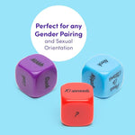 Oh! Dice Toy For Couples - Plastic - Small & Travel Friendly - Pack Of 3