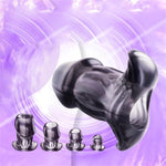 Transparent Anal Plug with Hollow Design and Enema Functionality for Adult Sex Toys