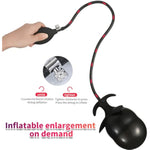 Inflatable Anal Plug Sex Toy - Silicone Butt Plug With Three Solid Petal Expand Anal Trainer Masturbation Anus Prostate Massager Balloon Pump Stimulator For Men Women