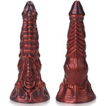 Monster Dildo Thick Knotted Penis For Women, 9.25Inch Long Dragon Dildo Red Silicone Anal Dildos Butt Plug With Suction Cup For Couples