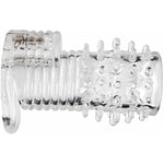 Clear Sensations Vibrating Textured Erection Sleeve Dildo (Ae452)