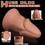 3.6 In Diameter Extra Thick Girthy Dildo,7.48 Inch Short Fat Dildos With Suction Cup Huge Anal Plug For Gay Men, Ultra Realistic Silicone Big Dildo No Balls For Experienced Players
