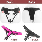Male Chastity Belt Chastity Sexy Underwear Sex Toys Bdsm Bondage Device, Realistic Pussy Cock Penis Cage Lock, Adjustable Feminizer Training Sm Game Sex Toy For Gay Sissy Men (L-Rose Belt)