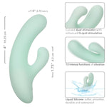 Pacifica Fiji 10 Modes Dual Motor G Spot Vibrator For Women With Flexible Shaft And Waterproof Body Safe Silicone - Se-4210-20-3