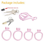 3D Printed Male Chastity Cage With 5 Rings Cock Cage For Men Bdsm Sex Toy Slave Tool Virginity For Men Restraint Unnoticeable (Tight)