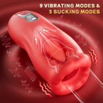 Male Masturbator Sex Toy For Men – Penis Trainer Vibrator With 9 Vibration & 3 Suction, App Control Pocket Pussy, Penis Pump Blowjob Stroker For Endurance Training, Adult Sex Toy For Couples