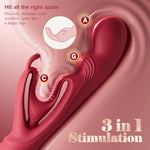 Vibrator Sex Toys Rabbit Vibrators G Spot Dildo With 10×10 Powerful Vibration Modes, Adult Toys For Women Couples With Hollow Bunny Ears For More Precise Clitoral And Vaginal Stimulation