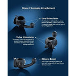 Domi 2 Classic Wand Vibrator Accessories, Clitoral G Spot Stimulator For Women With App Remote Control Toys, Anal Massager Sex Toy For Female