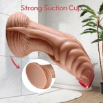 3.9'' Diameter Huge Thick Dildo + 2.9'' Diameter Realistic Huge Thick Dildo