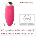 Bullet Vibrator Wearable Egg Vibrator Remote Control G-Spot Clitoris Stimulation Soft Silicone Rechargeable Waterproof 10 Vibration Modes Adult Sex Toy For Women And Couples