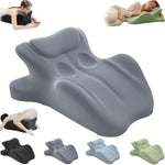 Couple Pillow, Sweet Spot Pillow, 27° Angle Perfect Position Ergonomic Contoured Support Pillow, Multi-Functional Memory Foam Lounger Cushion Back Support (Gray, Onesize)