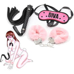 Sex Bondage Bdsm Restraints Set,Restraint Set With Exotic Whip Fluffy Handcuffs Blindfolds Sm Sexy Slave Beginner Bed Games Play Toys Bondage Gear & Accessories Adult Couples Sm Toys