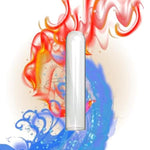 Large Glass Dildo Crystal Penis,Anal Butt Plug Anal Trainer Glass Butt Plug Big Crystal Anal Plug Anal Masturbation Butt Expander Anal Trainer Toy Clear Hollow Anal Plug For Women Men(3Cm)