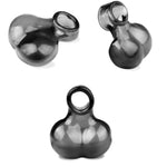 Silicone Testicle Bondage Restraints Male Sex Toy, Male Chastity Cock Cage Penis Extender With Bag Ball, Penis Ring Cockring Sex Bondage Bdsm Toys, Male Masturbator Penis Enlarger Adult Sex Toys