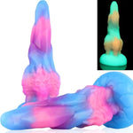 12.2' Huge Dildo Long Large Glow-In-The-Dark Fantasy Dildo, 4.8'' Diamater Thick Giant, Fluorescence Big Silicone Pulgs With Strong Suction Cup, Adult Sex Toy For Advanced Players