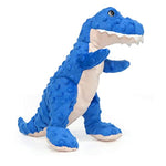 Dog Toys Dinosaur Dog Toy Blue Stuffed Animals Chew Toy Plush Squeaky Dog Birthday Toys For Small Large Big Dogs