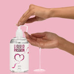 Liquid Passion Natural Water-Based Personal Lube, Ph Friendly, Fragrance-Free & Hydrating, Safe For Toys & Condoms Made In Usa, 16 Fl Oz