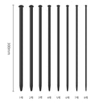 8Pcs Silicone Soft Urethra Extra Long Hollow Catheter Urethra Plug Manual Masturbation Orgasm Device For Men 3/4/5/6/7/8/9/10Mm (Smooth Surface)