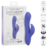 Dual Motor Silicone Rabbit Vibrator for Women with App Remote Control and 9 Modes