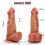 Sex Toy Big Realistic Dildo, 9.6“ Silicone Huge Thick Anal Dildo With Strong Suction Cup For Hands-Free, Feel Like Skin Adult Sex Toys With Realistic Skin Texture For Women Men Anal Stimulation