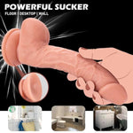 10In Realistic Big Long Dildo Sex Toys For Female Squirting Dildo, Soft Huge Cock Squirting Ejaculating Toys Anal Butt Dildos Masturbation Toy For Women Men Couples With Large Suction Cup-Flesh