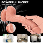 10.2in Realistic Long Squirting Dildo Sex Toys for Women 2in1 Silicone Ejaculating Dildo with Suction Cup Cumming Penis for Vaginal&Anal Play Strap-On Adult Sex Toys for Women Men Couple