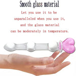 Butt Plug Sex Toy With Progressive Anal Beads,Crystal Glass Pleasure Wand Dildo Penis Glass Dildo Crystal Penis Glass Wand G-Spot Stimulation Female Masturbator For Male Female Couples