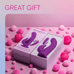 Pirouette Suction-Based 360° Rotating Rabbit Vibrator For Women - G Spot Vibrator With Remote, 8 Vibration Modes & Boost Mode - 100% Waterproof Adult Sex Toys For Couples (Purple)