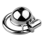 Stainless Steel Chastity Cage For Men Metal Chastity Devices Lock Design Small Chastity Cage Male Penis Cage Flat Cock Cage Bdsm Toys For Couples Sex 2 (45Mm)