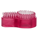Noduled Pink Super Stretch Stimulator Sleeve for Enhanced Erection
