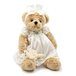 Oitscute Teddy Bears Baby Cute Soft Plush Stuffed Animal Toy For Girl Women 16" (White Lace)
