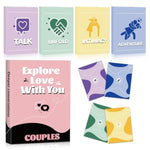 Couples Games For Adults, Couples Games For Date Nights, Deep Relationship Conversation And Adventure Cards Game, Romantic Gifts For Anniversary Valentines For Him And Her