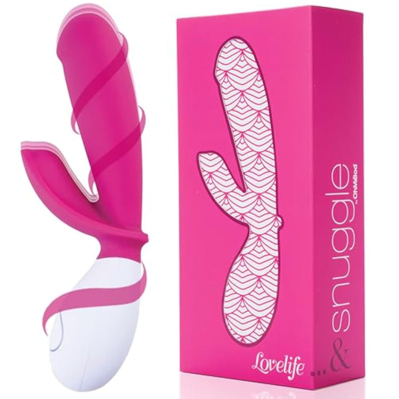Lovelife Snuggle Vibrator - Dual Stimulation G-Spot Vibrator - Personal Massager For Women - Couple'S Vibrator Seven Presets To Enjoy - Body-Friendly, Rechargeable, Splashproof - Pink
