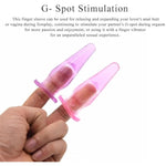 Finger Vibrator Accessory, Anal Butt Plug Finger Sleeves Sex Toys For Man Anal Butt Ease G-Spot Stimulation Anal Vaginal Expander For Men Women Couples