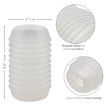 Men's Reversible Textured Stroker for Enhanced Sensations with Easy Cleaning