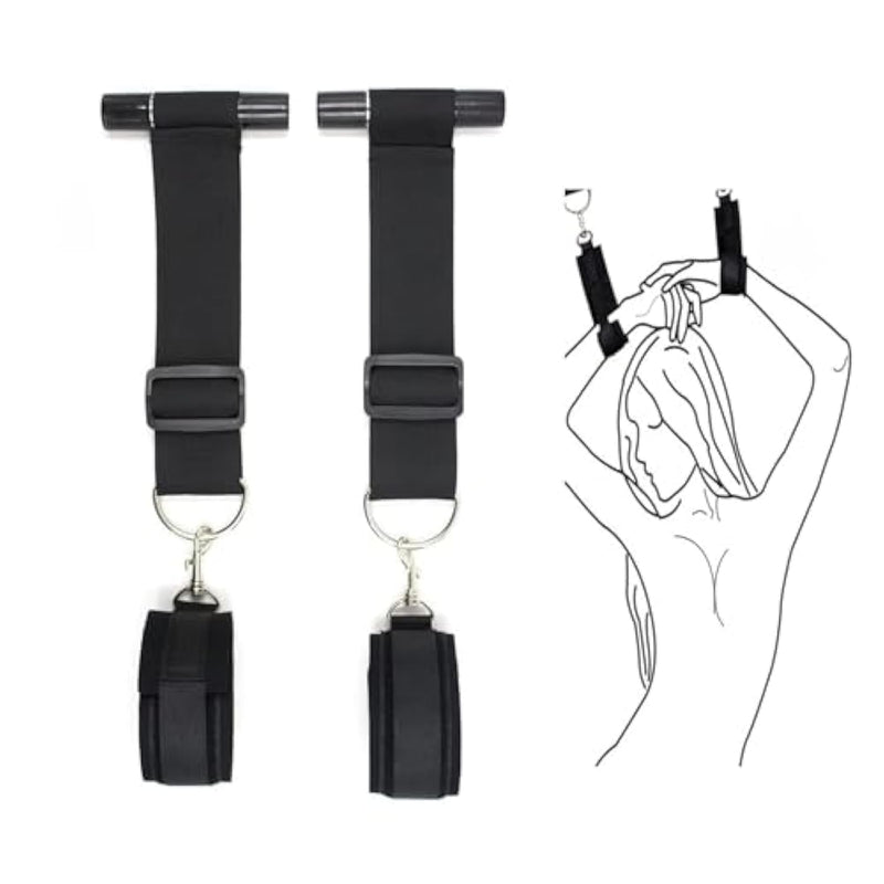 Over The Door Entryway Restraints Hanging Wrist Bondage Restraint Handcuffs Straps For Sm Games Sex Toys