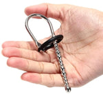 Urethral Sounding Penis Plug With O-Rings – 0.31? Stainless Steel Bumpy Dilator For Men – Metal Urethra Stretcher Insertable Plug For Deep Insertion, Prostate Play, Cbt & Long-Term Wear