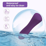 Electric Bullet Clitoral Vibrator, Mini Bullet Vibrator With 10 Modes Bullet Clitoral Stimulator Vibrators Waterproof G-Spot Clitoral Bullet Massager For Women And Couples (Purple)